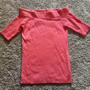 Pink anthropologie sweater top